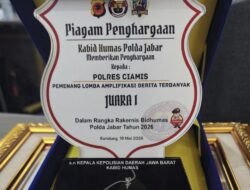 Top! Polres Ciamis Raih Juara 1 Amplifikasi Berita Terbanyak Tingkat Polda Jabar