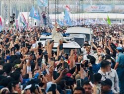Lautan Buruh Kepung Monas di May Day 2026, Antusias Sambut Presiden Prabowo