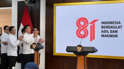 Logo dan identitas visual Hari Ulang Tahun (HUT) ke-81 Kemerdekaan Republik Indonesia. (Dok, foto. Kementerian Sekretariat Negara RI)