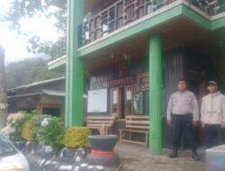 Polsek Cisurupan Jaga Ketat Kawasan Wisata Gunung Papandayan