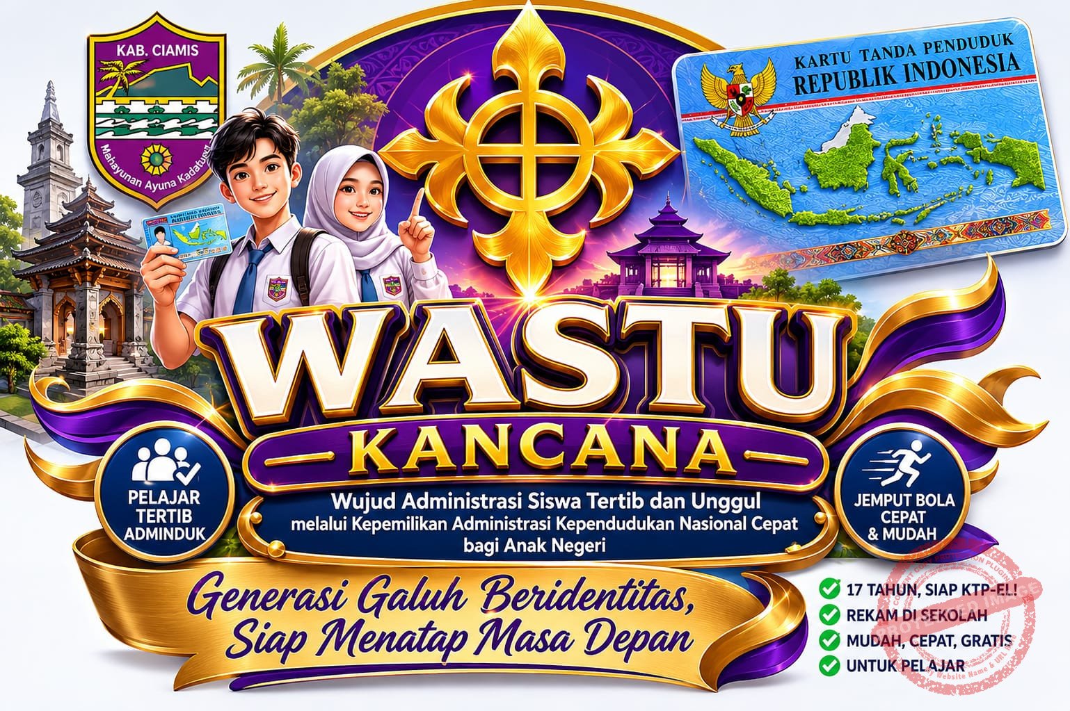 WASTU KANCANA Disdukcapil Ciamis (foto: istimewa)