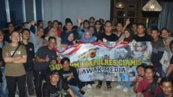 Seru! Kapolres Ciamis Ajak Puluhan Wartawan Touring Bareng ke Pangandaran