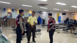 Cegah Kejahatan, Sat Samapta Polres Ciamis Sisir Bank BCA