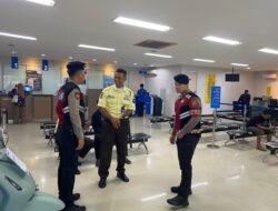 Cegah Kejahatan, Sat Samapta Polres Ciamis Sisir Bank BCA