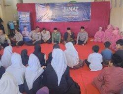 Sembari Berbagi, Polresta Bandung Santuni Anak Yatim di Jumat Berkah Polsek Pameungpeuk