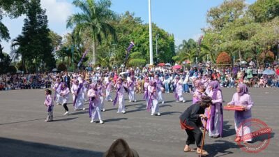 Galuh Ethnic Carnival Ciamis 2026 di Pendopo Bupati Ciamis. (Dok, Hasna Ismie Lutfiyah/kondusif.com).