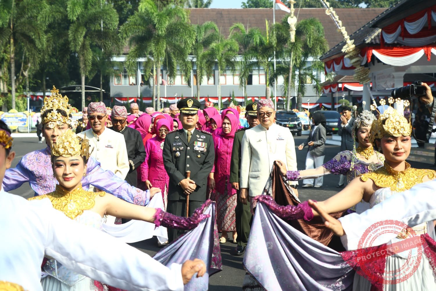 Ngarak Pataka dalam rangka Hari Jadi Ciamis ke-384. (Dok, foto. Istimewa).