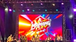 Mamang Day Band saat tampil di konser Harmoni Tanpa Batas di Taman Lokasana Ciamis.