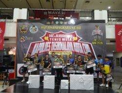 Seru! 590 Petenis Meja Adu Tangkas di Kapolres Tasikmalaya Kota Cup, Ini Daftar Juaranya
