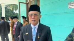 Bupati Ciamis, Herdiat Sunarya saat diwawancara usai pelantikan Pimpinan Baznas Ciamis 2026-2031 di Islamic Center. (Dok, foto. Istimewa)