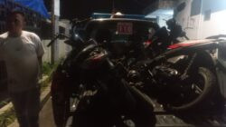 Motor Adu Banteng di Jalan Cinagaraja Manonjaya, Dua Pengendara Terluka