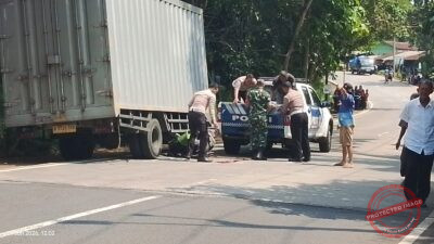Kecelakaan lalu lintas maut terjadi di Jalan Otto Iskandardinata (Otista), tepatnya di kawasan Bojong, Kecamatan Cijeungjing, Kabupaten Ciamis, Rabu (24/6/2026) sekitar pukul 11.40 WIB. (Dok, foto. Istimewa)