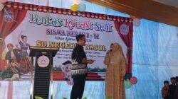 Kuis Edukatif Meriahkan Pentas Seni dan Pelepasan Siswa SDN 1 Nasol