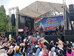 Jalan Sehat Bhayangkara Jadi Momen Perpisahan Kapolres Ciamis