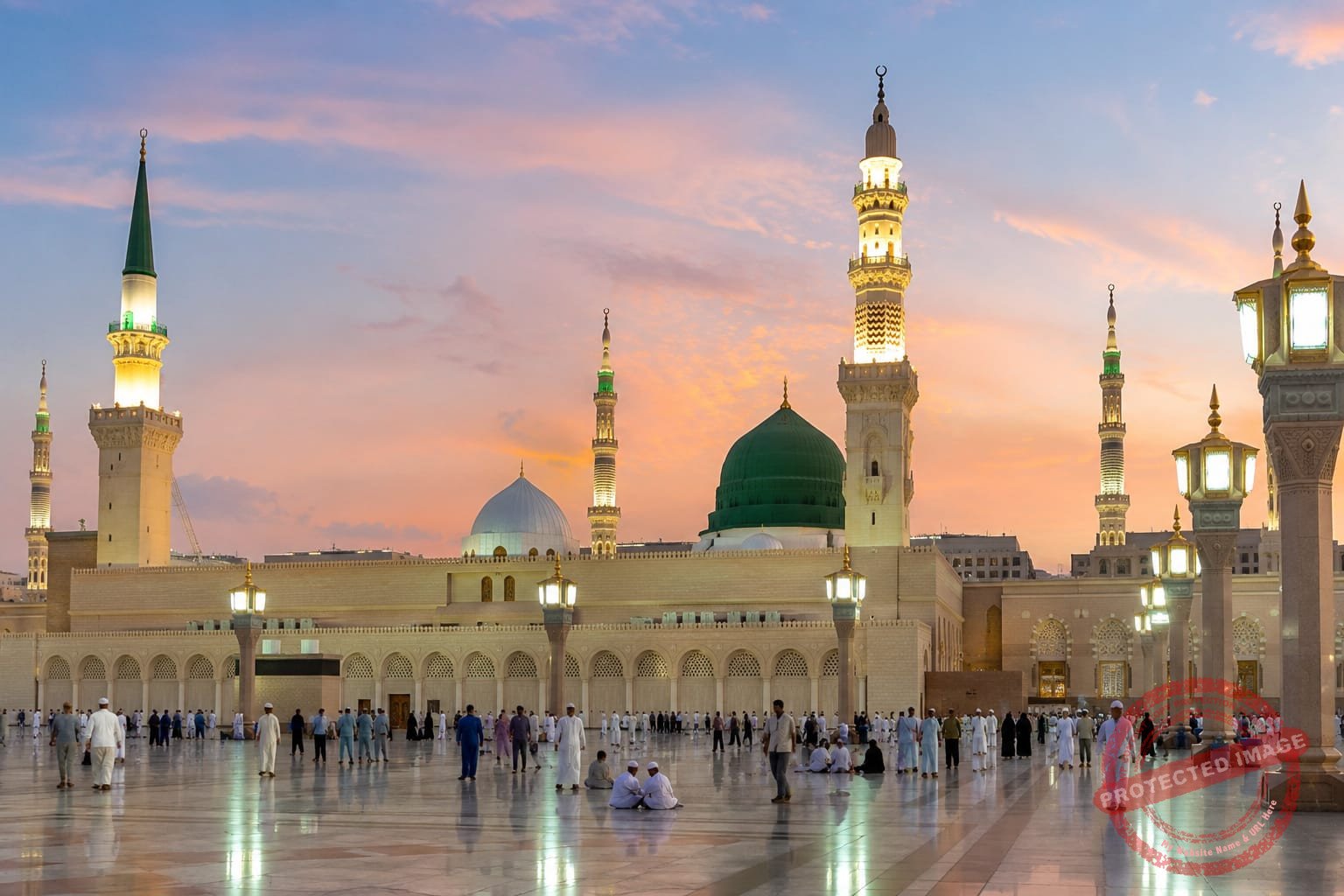 Foto Ilustrasi: Masjid Nabawi, (diolah oleh AI)