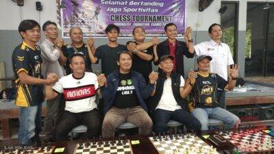 Momentum Hari Jadi Kabupaten Ciamis ke-384 dan Hari Bhayangkara ke-80, empat organisasi pers di Kabupaten Ciamis menggelar turnamen bertajuk Journalist Chess Exhibition 2026.