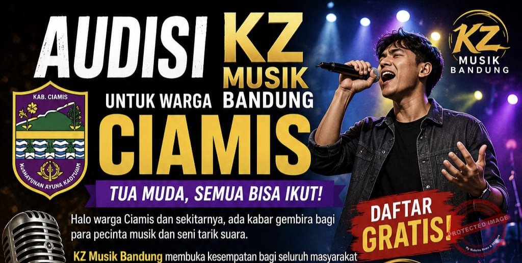 Audisi KZ Musik Bandung di Ciamis. (Foto. Istimewa)