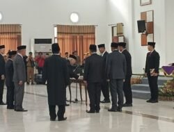 Herdiat Lantik Pimpinan BAZNAS Ciamis 2026-2031