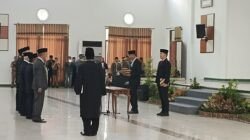 Pelantikan Pimpinan Baznas Ciamis periode 2026-2031. (Dok, foto. Kondusif.com)
