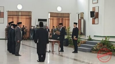 Pelantikan Pimpinan Baznas Ciamis periode 2026-2031. (Dok, foto. Kondusif.com)