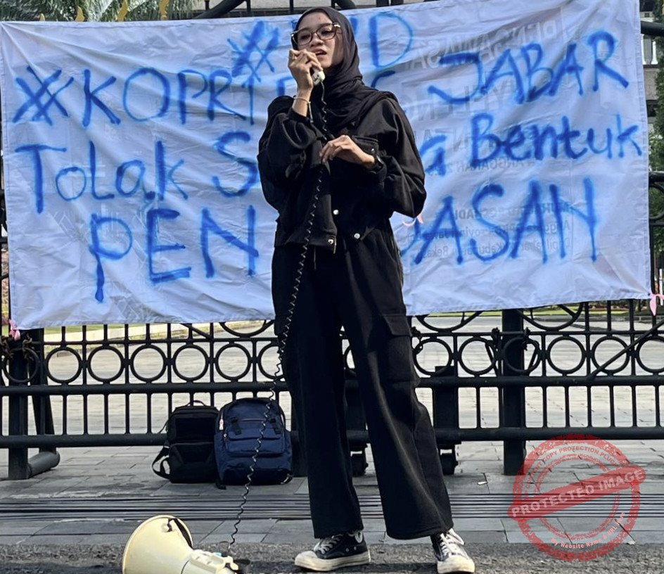 Wakil Ketua Bidang Pendidikan KOPRI PKC PMII Jawa Barat, Sarah Annisya. (Dok, foto. Istimewa)