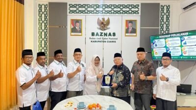 Baznas Lampung Tengah studi tiru ke Baznas Ciamis. (Dok, foto. Baznas Ciamis)