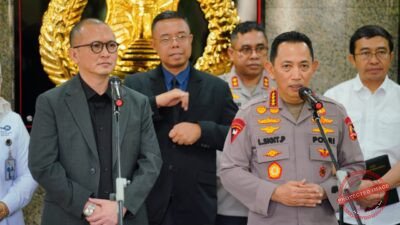 Kapolri Jenderal Listyo Sigit Prabowo instruksikan kantor wilayah tingkat Mabes Polri, Polda, Polres, hingga ke Polsek-Polsek di seluruh penjuru Indonesia gelar nobar Piala Dunia 2026. (Dok, foto. Humas Polri)
