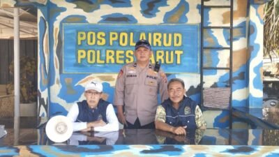 Libur Sekolah, Satpolairud Polres Garut Perketat Pengamanan Pantai Selatan Antisipasi Kecelakaan Laut