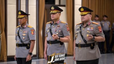 Prosesi serah terima jabatan Kapolda Jawa Barat. (Dok, foto. Instagram/@kapolda.jawabarat)