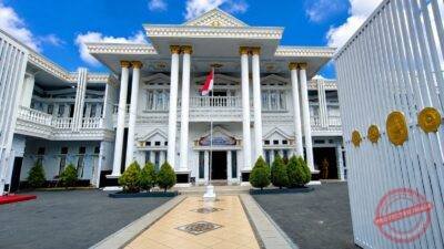 Kantor Desa Rancah, Kecamatan Rancah, Kabupaten Ciamis, Jawa Barat. (Dok, foto. Kondusif.com/fauza)