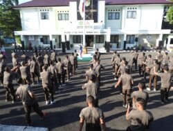 Kodim 0613/Ciamis Gelar Senam Bersama demi Kesiapan Fisik Personel