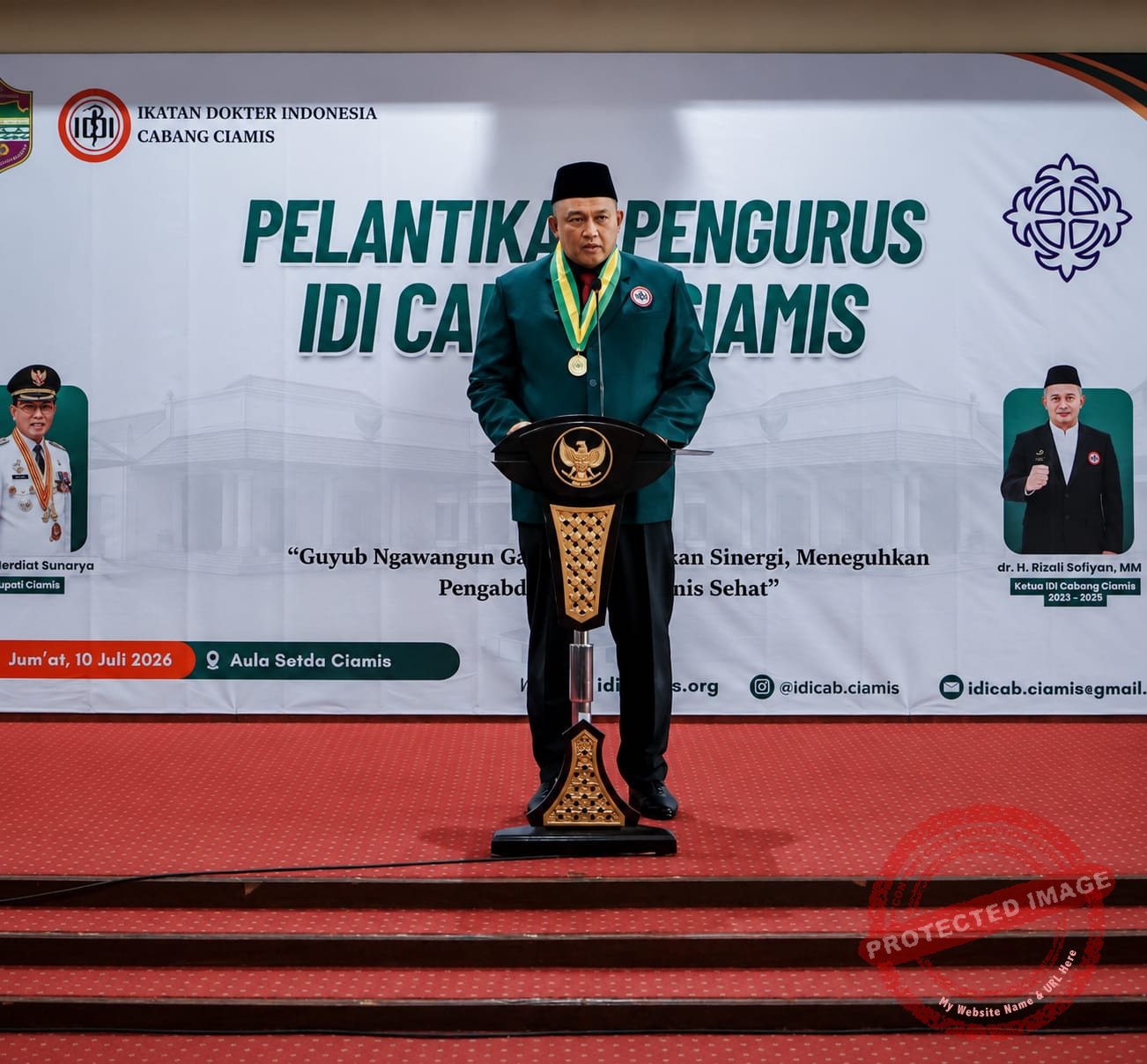 Ketua Ikatan Dokter Indonesia (IDI) Cabang Ciamis periode 2026–2029, dr. H. Rizali Sofiyan, MM,. (Dok, foto. Istimewa)