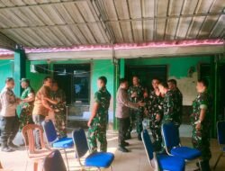 Kapolsek Pameungpeuk Sambangi Koramil 2405/Arjasari, TNI-Polri Perkuat Sinergi Jaga Keamanan Masyarakat