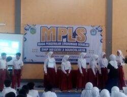 Meski Sekolah ‘Dibedah’, MPLS di SMPN 3 Manonjaya Tetap Berjalan Ramah