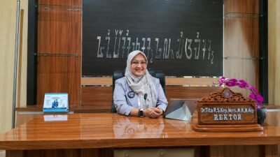 Dr. Tita Rohita, S.Kep., Ners., M.M., M.Kep., dilantik sebagai Rektor Universitas Galuh periode 2026–2030 pada 7 Juli 2026, jadi sejarah sebagai rektor perempuan pertama Unigal. (Dok, foto. Kondusif.com)