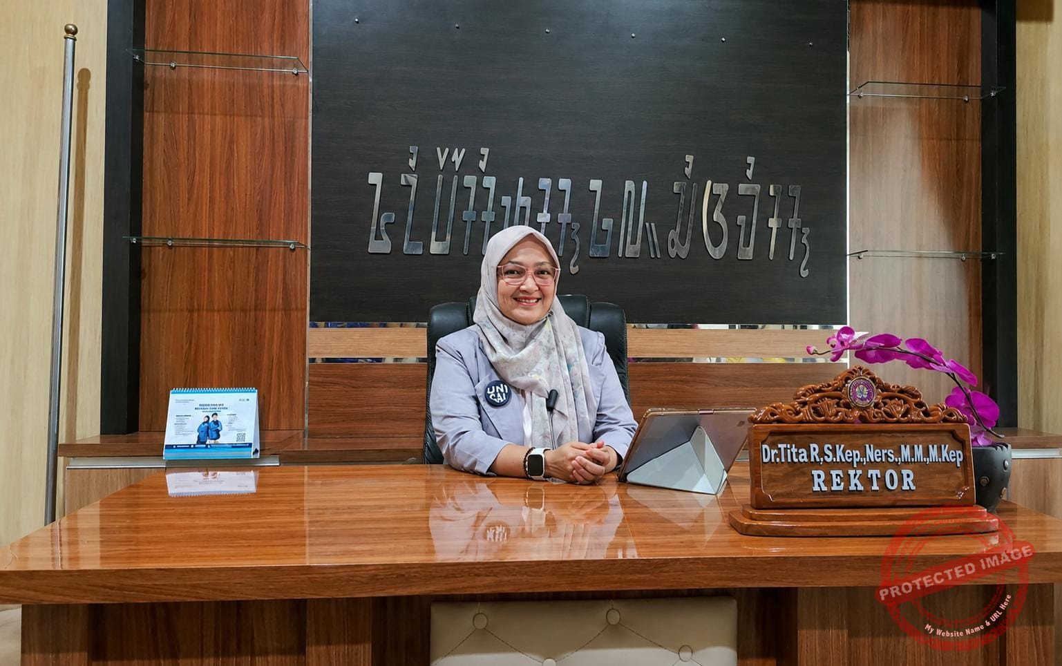 Dr. Tita Rohita, S.Kep., Ners., M.M., M.Kep., dilantik sebagai Rektor Universitas Galuh periode 2026–2030 pada 7 Juli 2026, jadi sejarah sebagai rektor perempuan pertama Unigal. (Dok, foto. Kondusif.com)