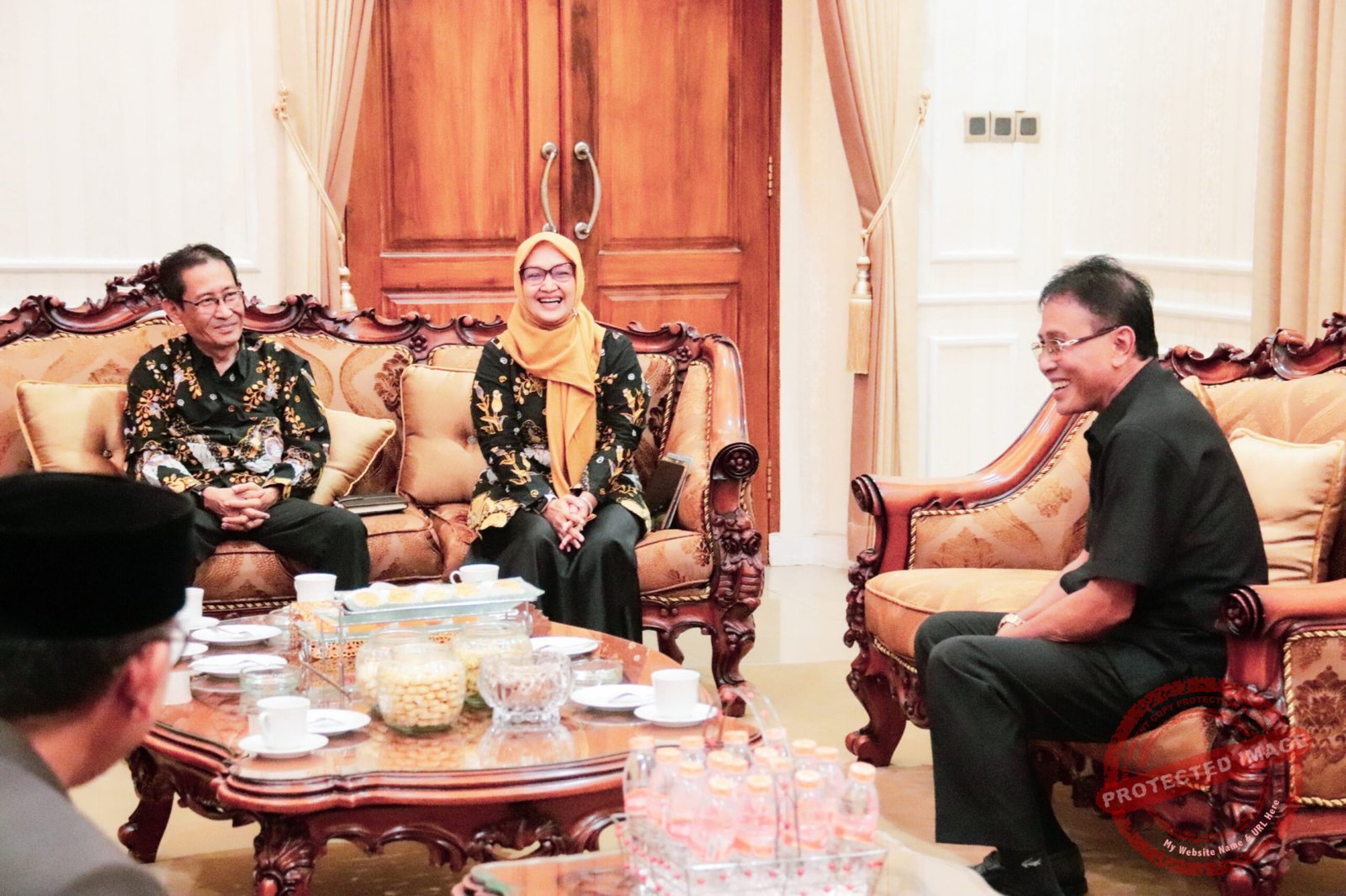 Kunjungan silaturahmi Rektor Universitas Galuh (Unigal) periode 2026–2030, Dr. Tita Rohita ke Pendopo Bupati Ciamis. (Dok, foto. Humas Pemkab Ciamis)