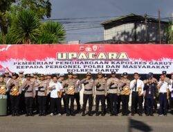 Kapolres Garut Apresiasi Polisi Berprestasi dan Warga Inspiratif, 11 Penerima Diganjar Penghargaan