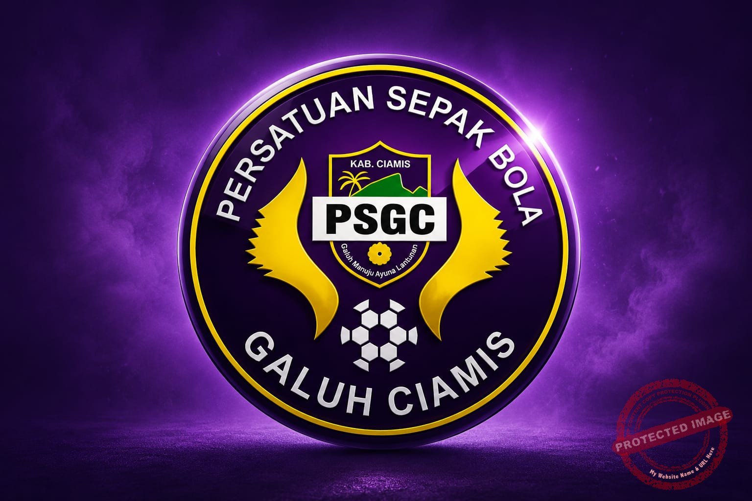 Logo PSGC Ciamis sebagai ilustrasi. Berdasarkan unggahan akun resmi klub, Laskar Singacala masuk Grup Barat Liga 2 musim 2026/2027 dan telah memenuhi persyaratan Club Licensing.