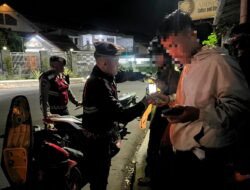 Empat Pemuda Diamankan Saat Patroli KRYD, Polres Garut Perkuat Upaya Cegah Gangguan Kamtibmas