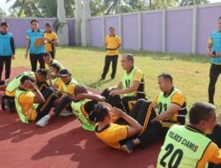Polres Ciamis Uji Kebugaran Personel, Pastikan Anggota Tetap Prima Hadapi Tugas di Lapangan