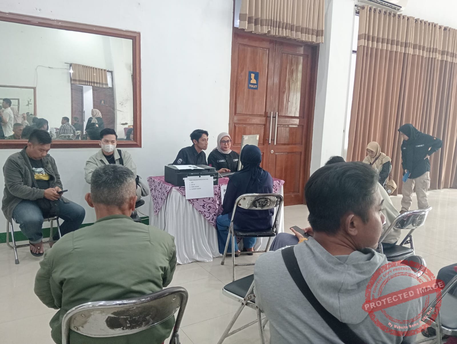 Pelayanan serifikasi halal untuk pelaku UMKM Ciamis. (Dok, foto. Kondusif.com)