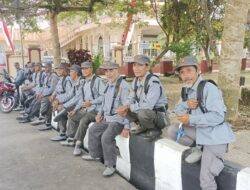 Demi Desa Rancah Juara Nasional, Puluhan Anggota Linmas Turun Jaga Penilaian Mabes Polri