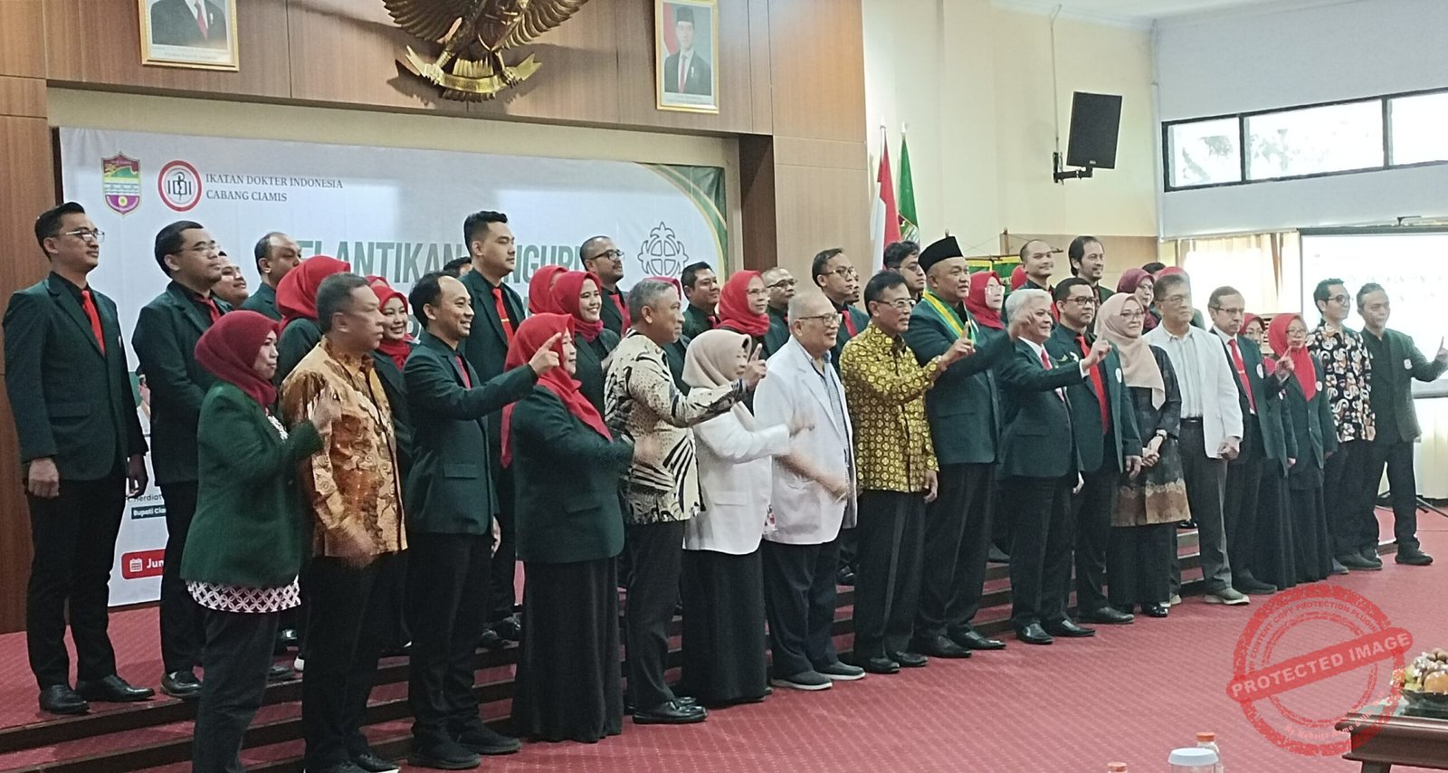 Pelantikan Pengurus Ikatan Dokter Indonesia (IDI) Cabang Ciamis periode 2026-2029. (Dok, foto. Kondusif.com)