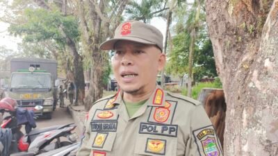 Usai Dialog, Satpol PP Ciamis Realisasikan Penataan PKL di Depan RS Permata Bunda