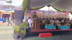Bupati Ciamis, Herdiat Sunarya mengklaim angka pengangguran di Ciamis turun saat menghadiri HKP ke-54. (Dok, foto. Kondusif.com/fauza)