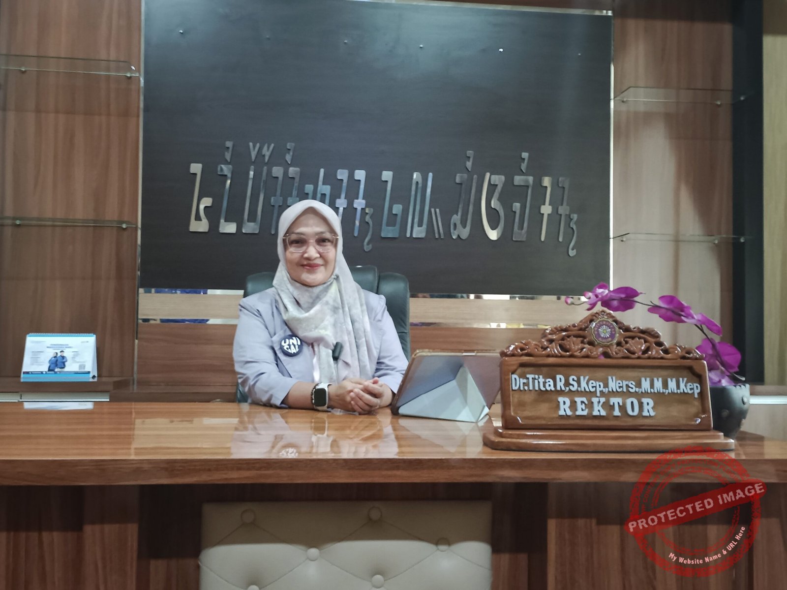 Rektor Universitas Galuh (Unigal), Dr. Tita Rohita, S.Kep., Ners., M.M., M.Kep.,. (Dok, foto. Kondusif.com)