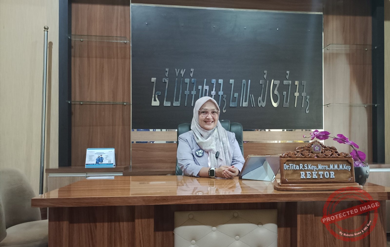 Rektor Universitas Galuh (Unigal), Dr. Tita Rohita, S.Kep., Ners., M.M., M.Kep.,. (Dok, foto. Kondusif.com/fauza)