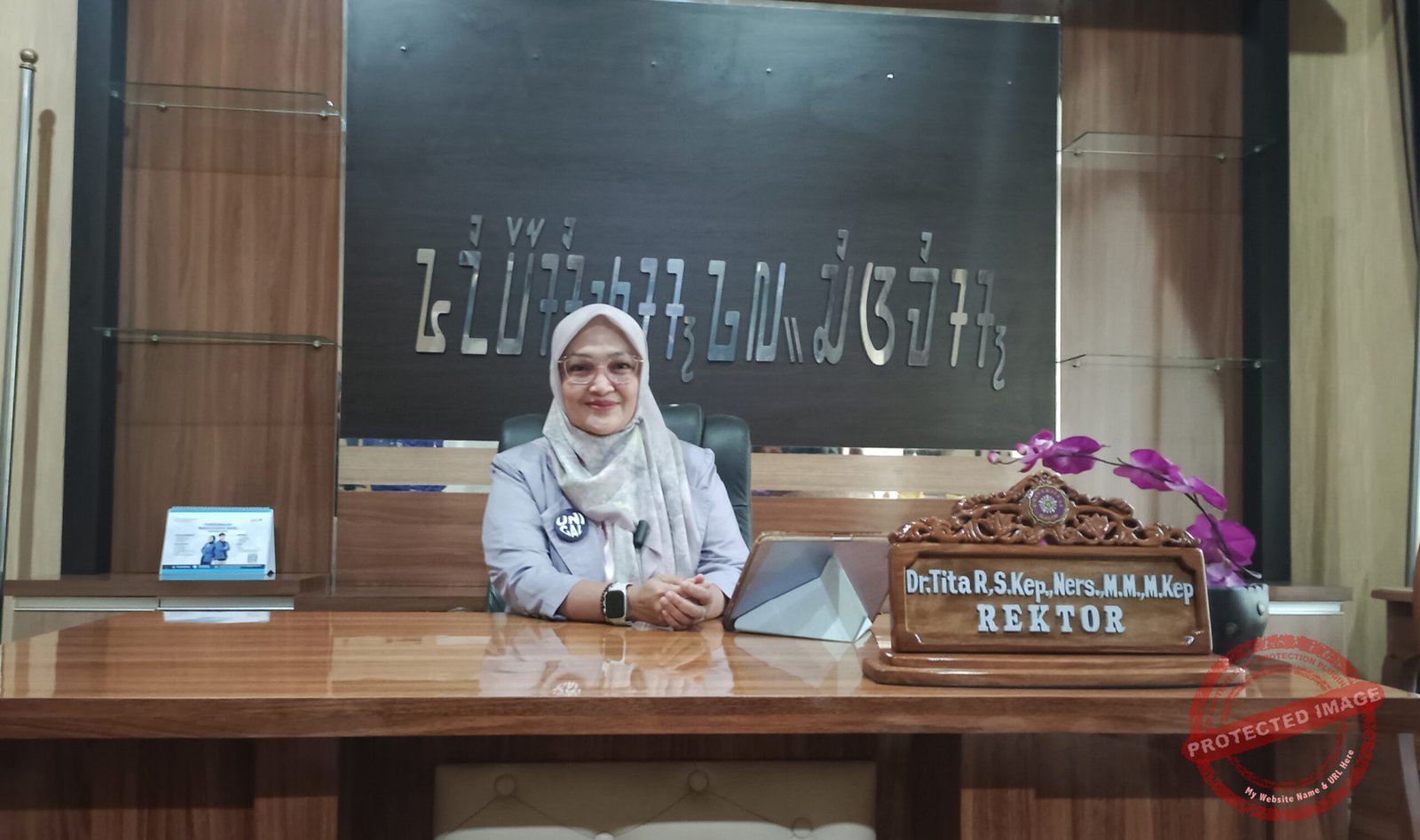 Rektor Universitas Galuh (Unigal), Dr. Tita Rohita, S.Kep., Ners., M.M., M.Kep.,. (Dok, foto. Kondusif.com/fauza)