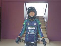 Neng Ozil, Bocah Ciamis yang Memimpin BMX Racing Kelompok Usia 12 Tahun